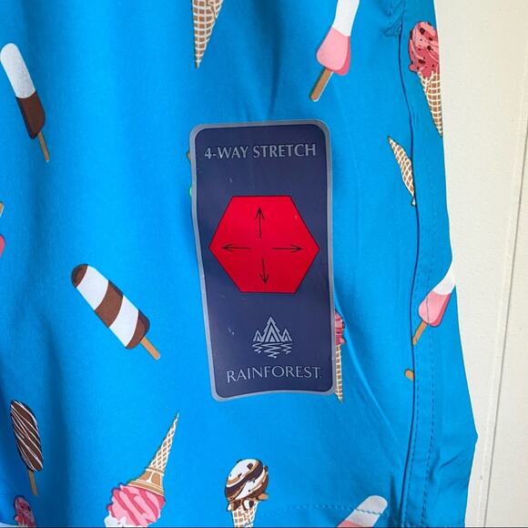 NWT Rainforest Ice Cream Swim Trunks - Picture 2 of 5